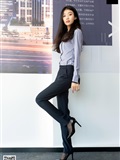 SIW sven Media 089 Rong 'er female president professional white collar uniform shirt pants overalls(2)